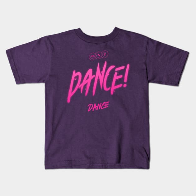 Dance Clothing Kids T-Shirt by Carley Creative Designs